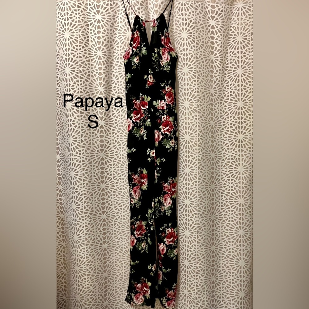 PAPAYA Floral Jumpsuit (SMALL)